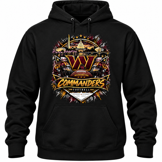 Washington Commanders Football Pullover Hoodie